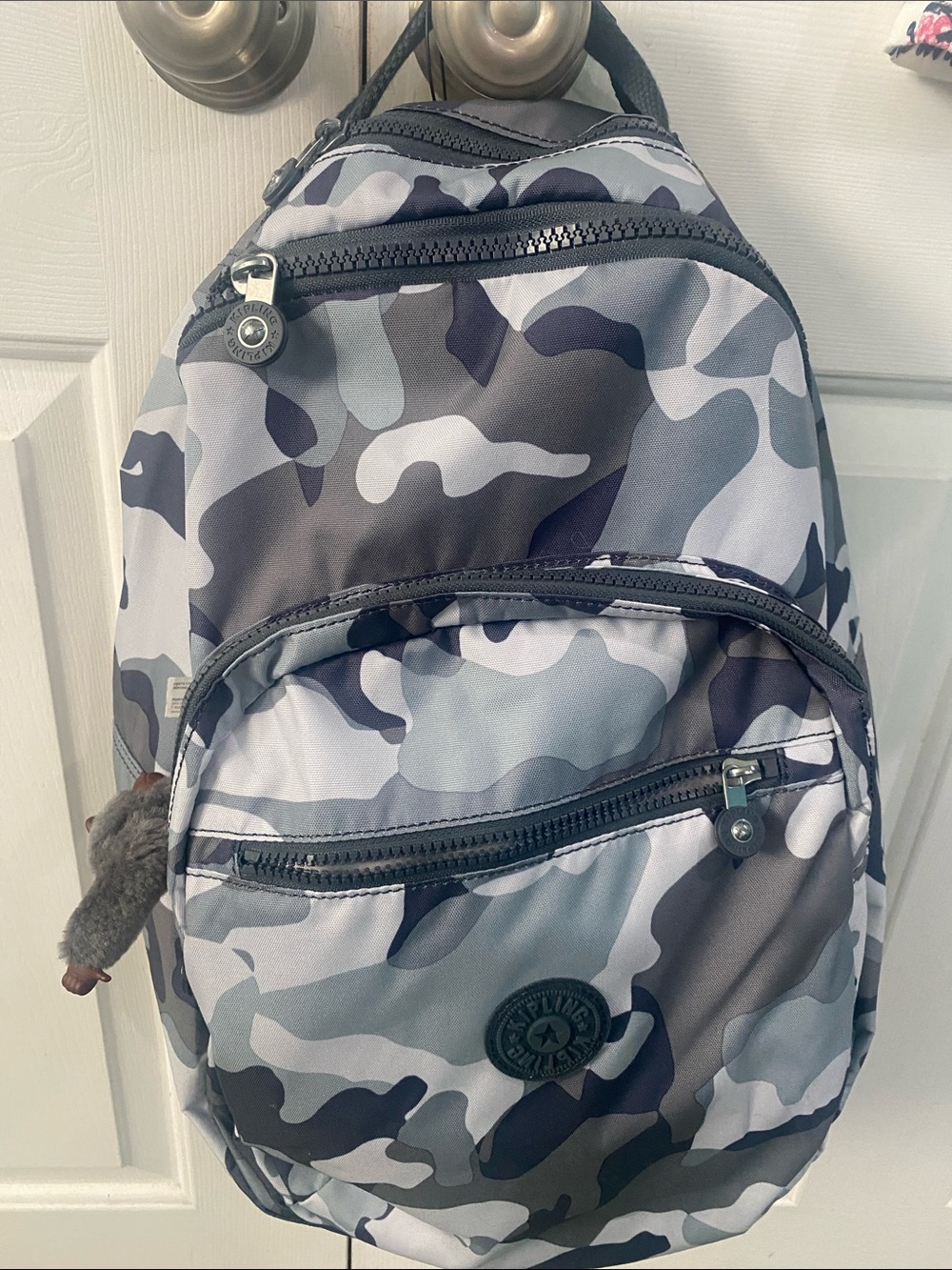 Kipling Cool Camo Grey Backpack